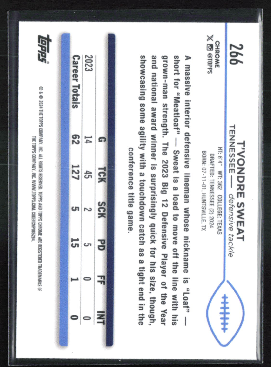 T'Vondre Sweat RC X-Fractor