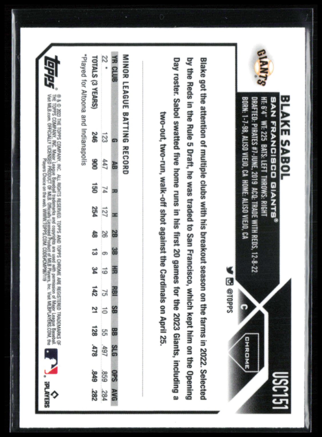 Blake Sabol RC