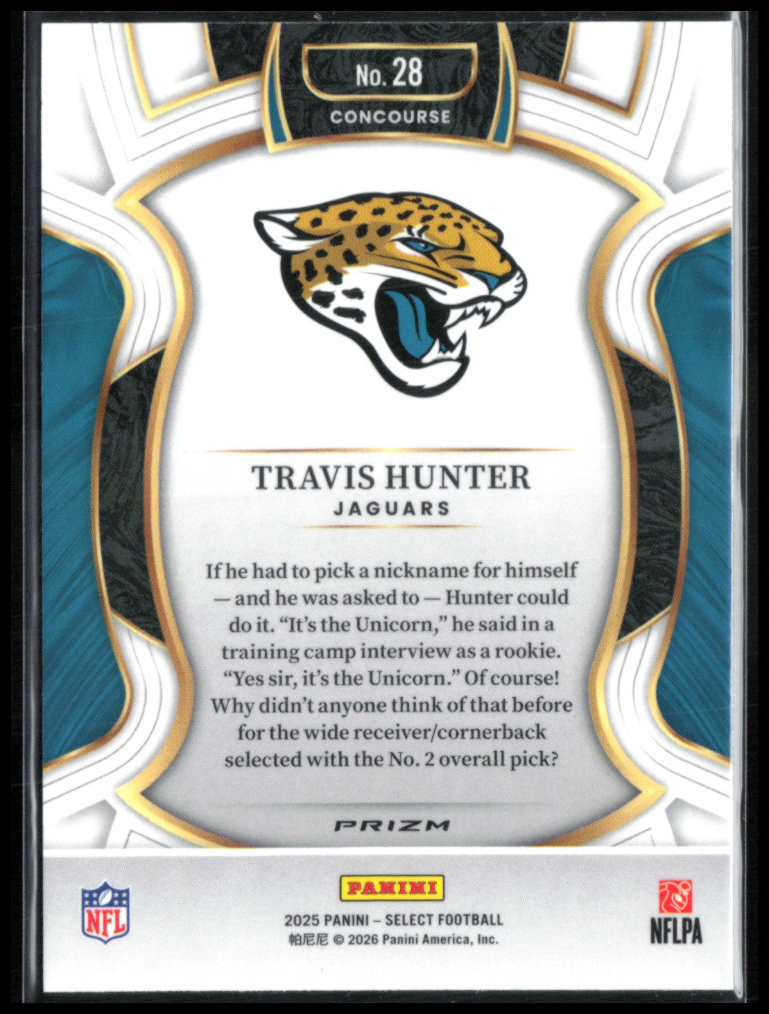 Travis Hunter RC Black Gold Shock