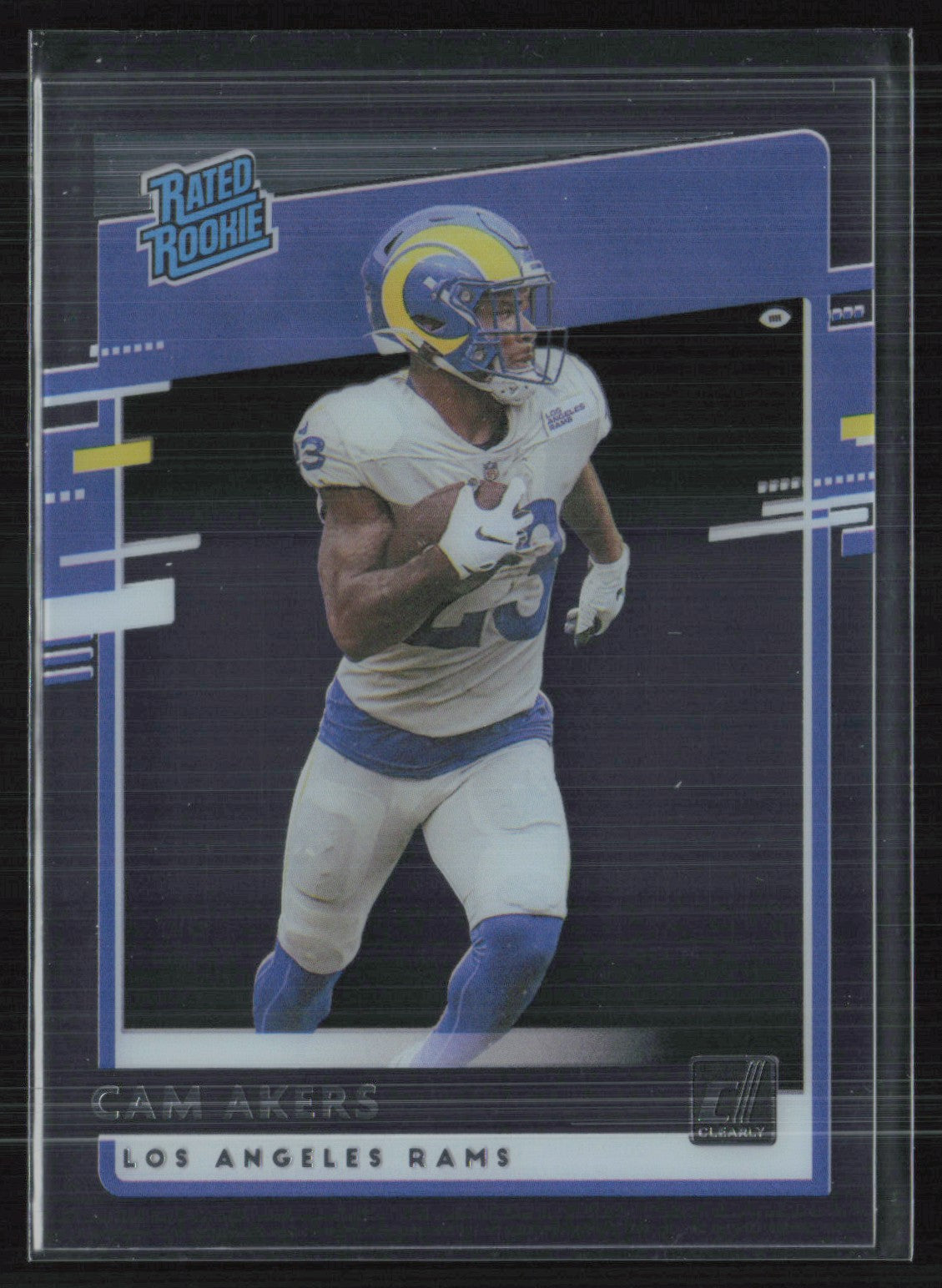 Cam Akers RC Clearly Donruss