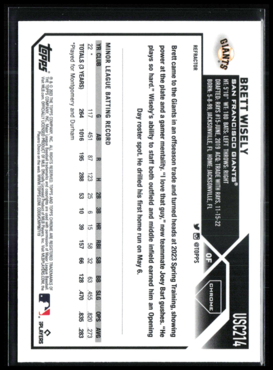 Brett Wisely RC Refractor