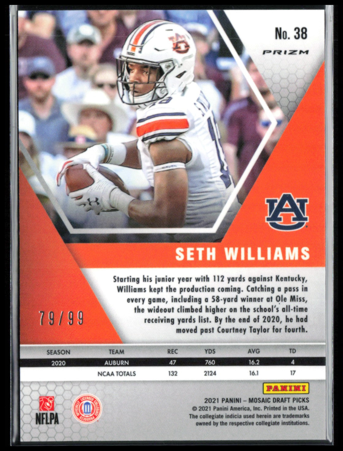 Seth Williams RC Red /99