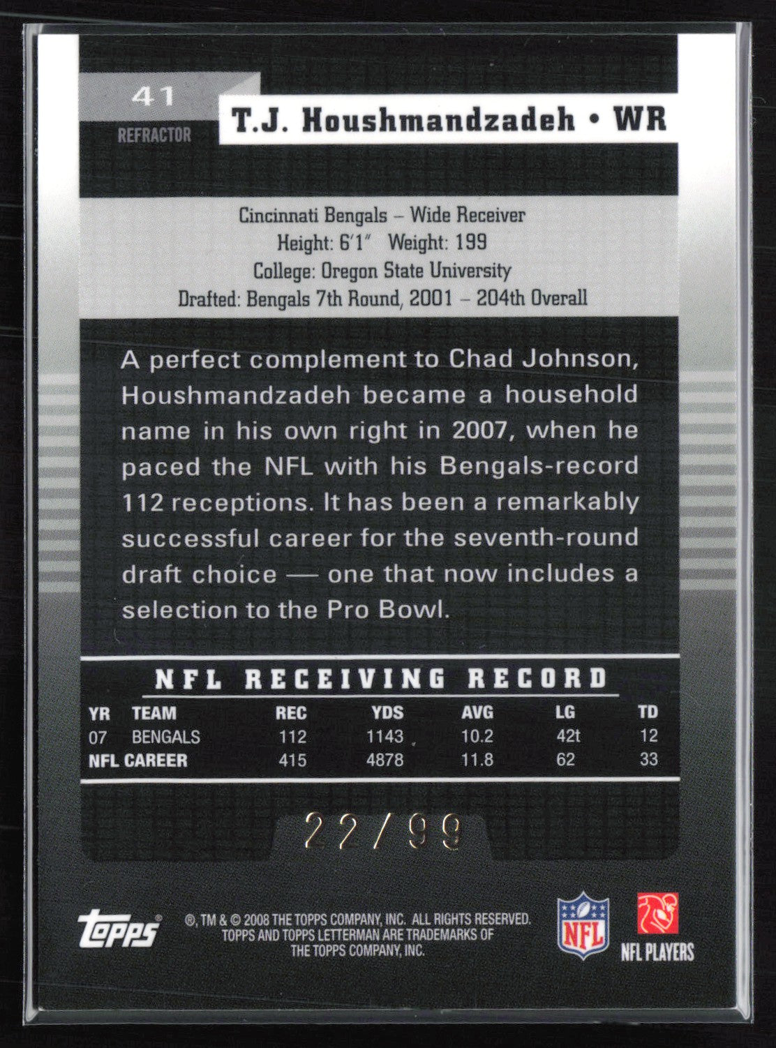 T.J. Houshmandzadeh /99