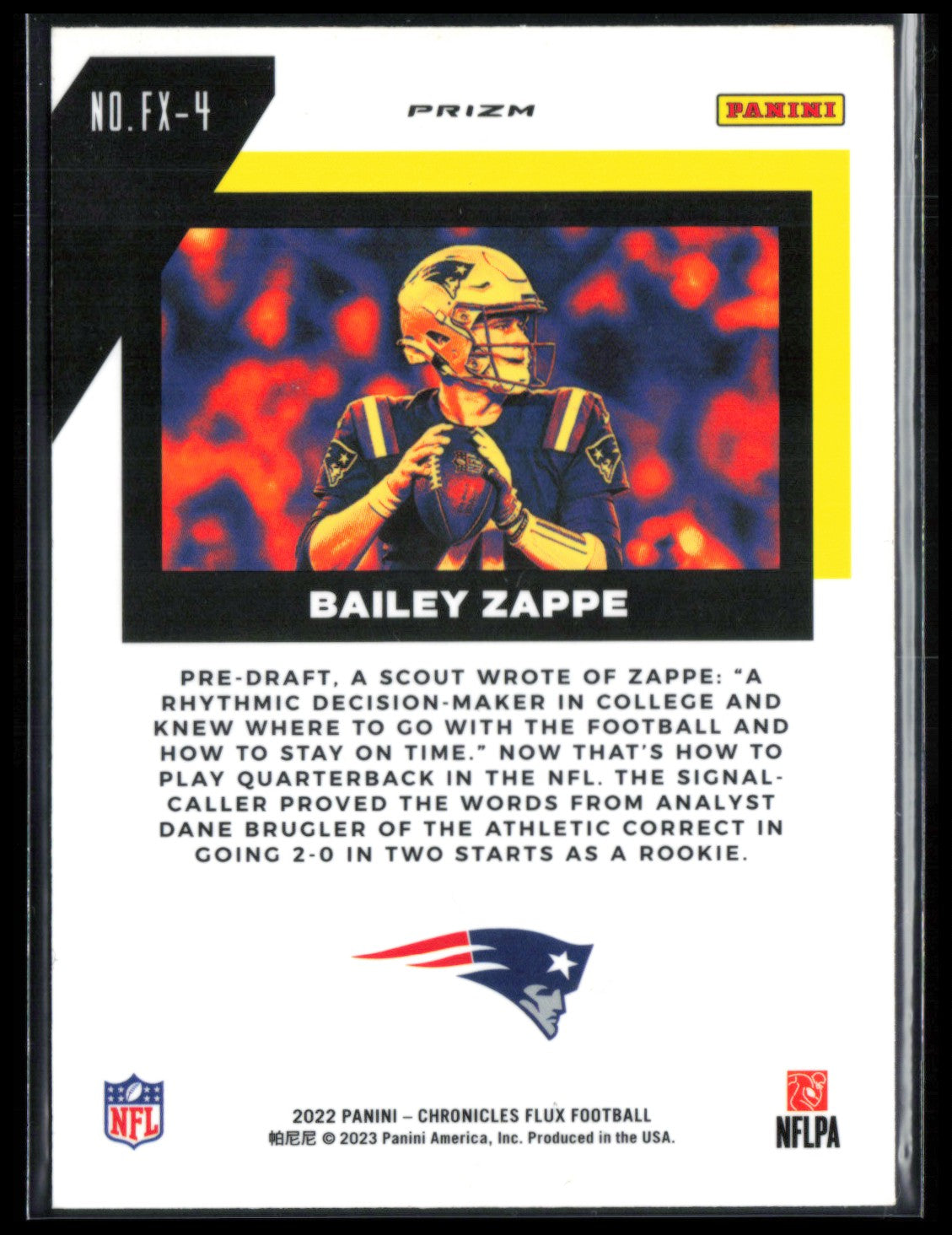 Bailey Zappe RC Silver