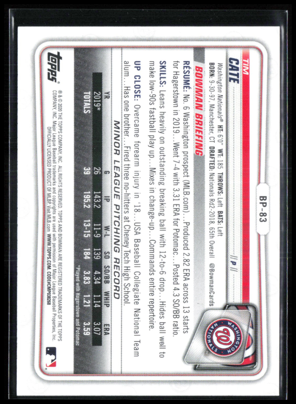 Tim Cate Purple /250