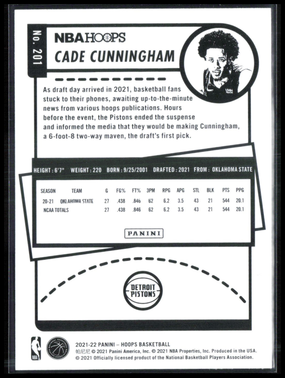 Cade Cunningham RC