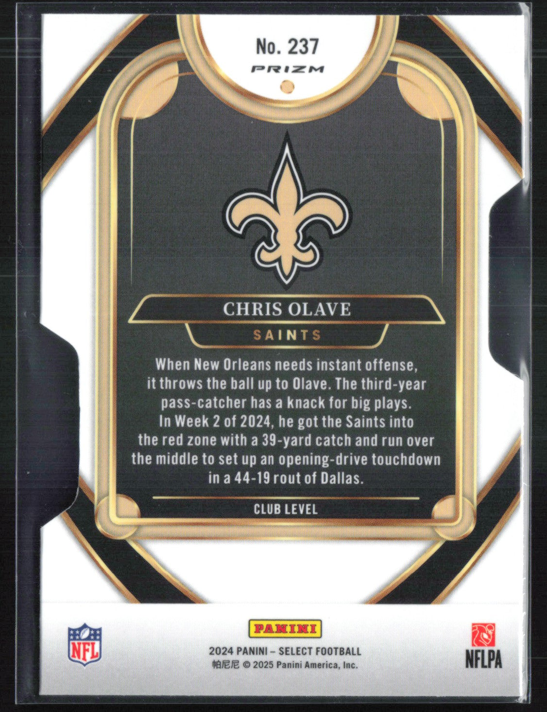 Chris Olave Silver Die-Cut