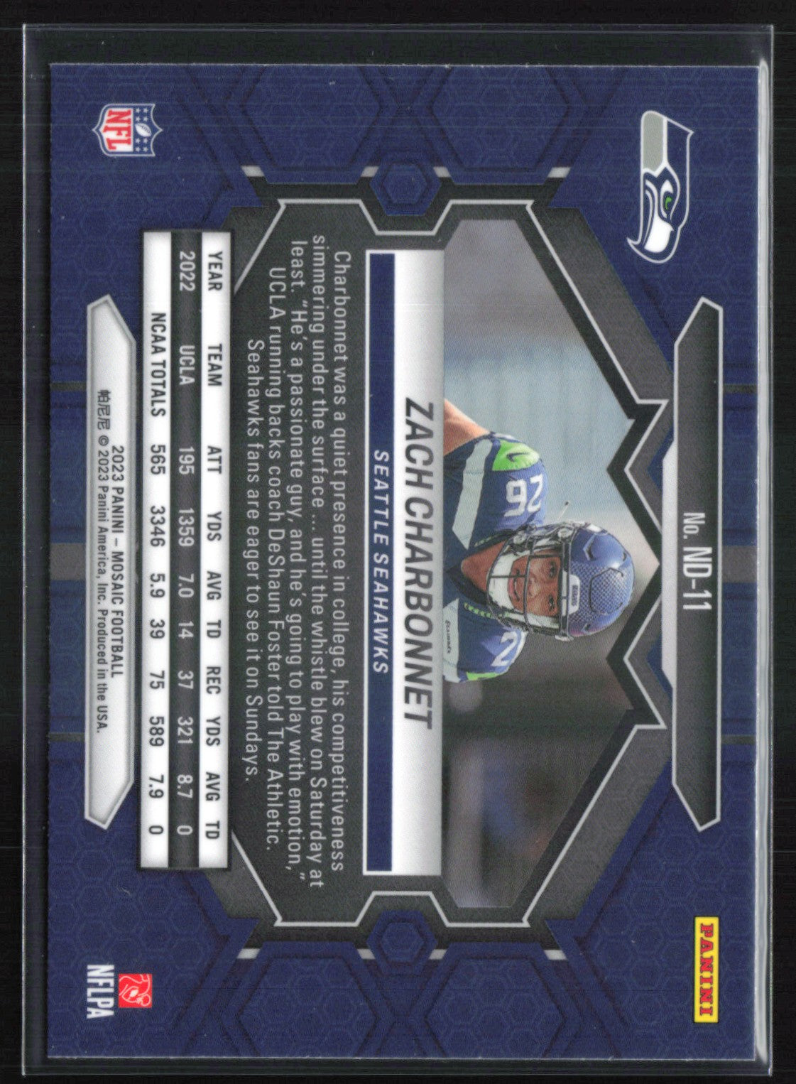 Zach Charbonnet RC Debut