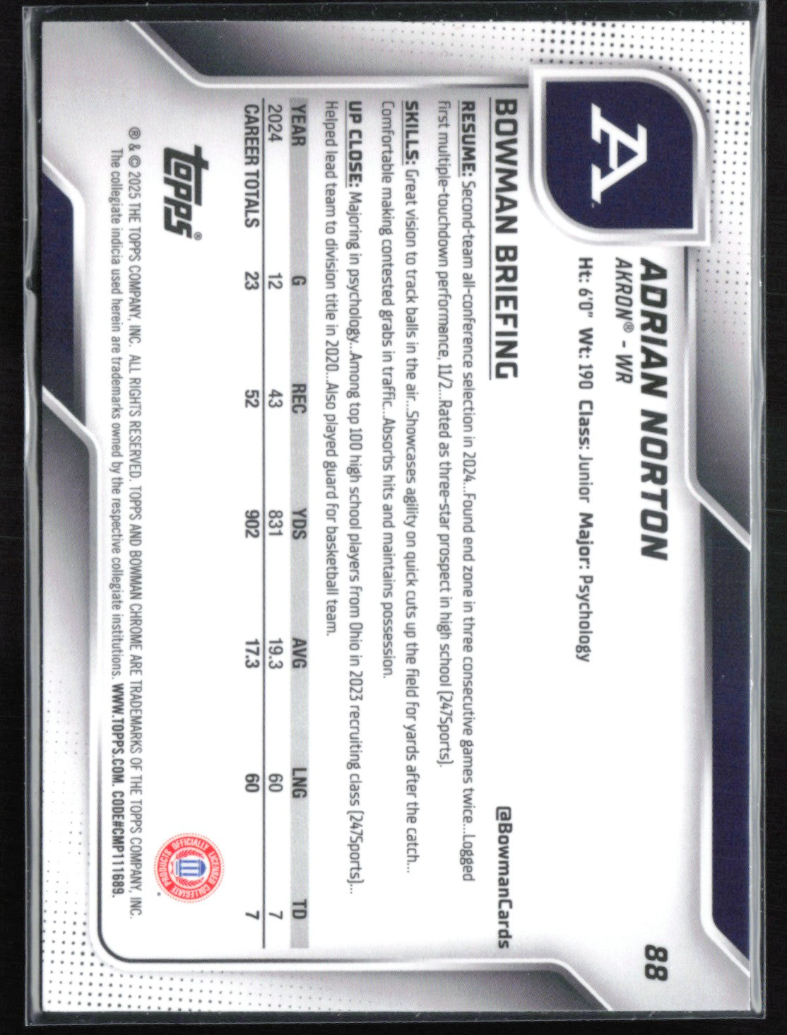 Adrian Norton 1st Bowman X-Fractor