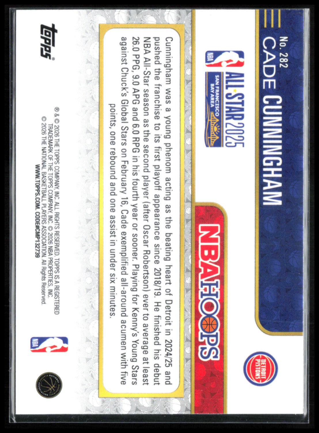 Cade Cunningham Basketball Parallel
