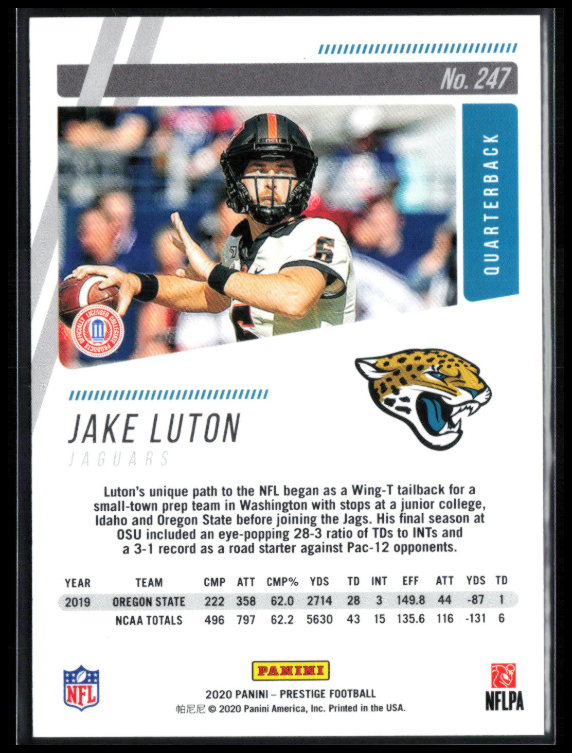 Jake Luton RC /75