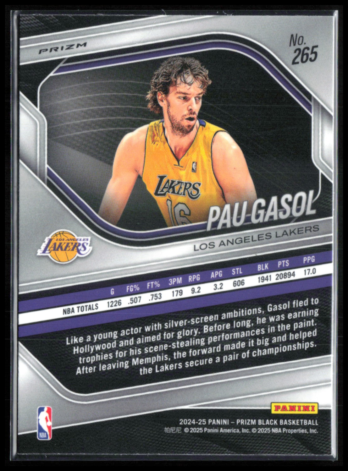 Pau Gasol Silver Pulsar