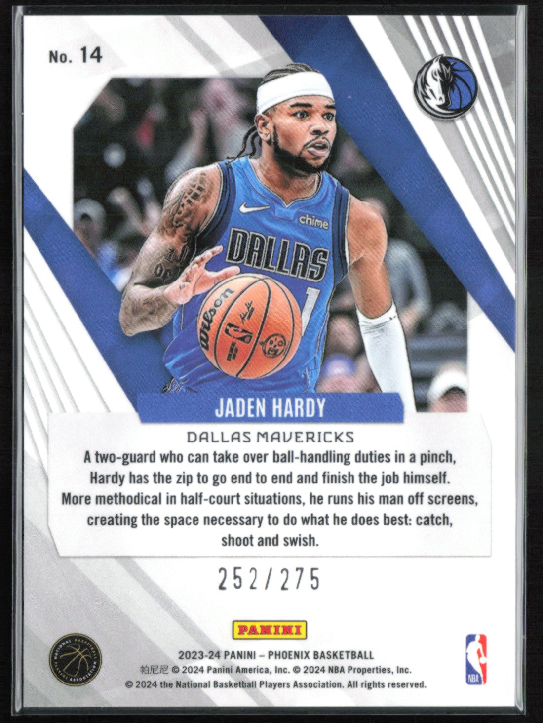 Jaden Hardy Blue Velocity /275