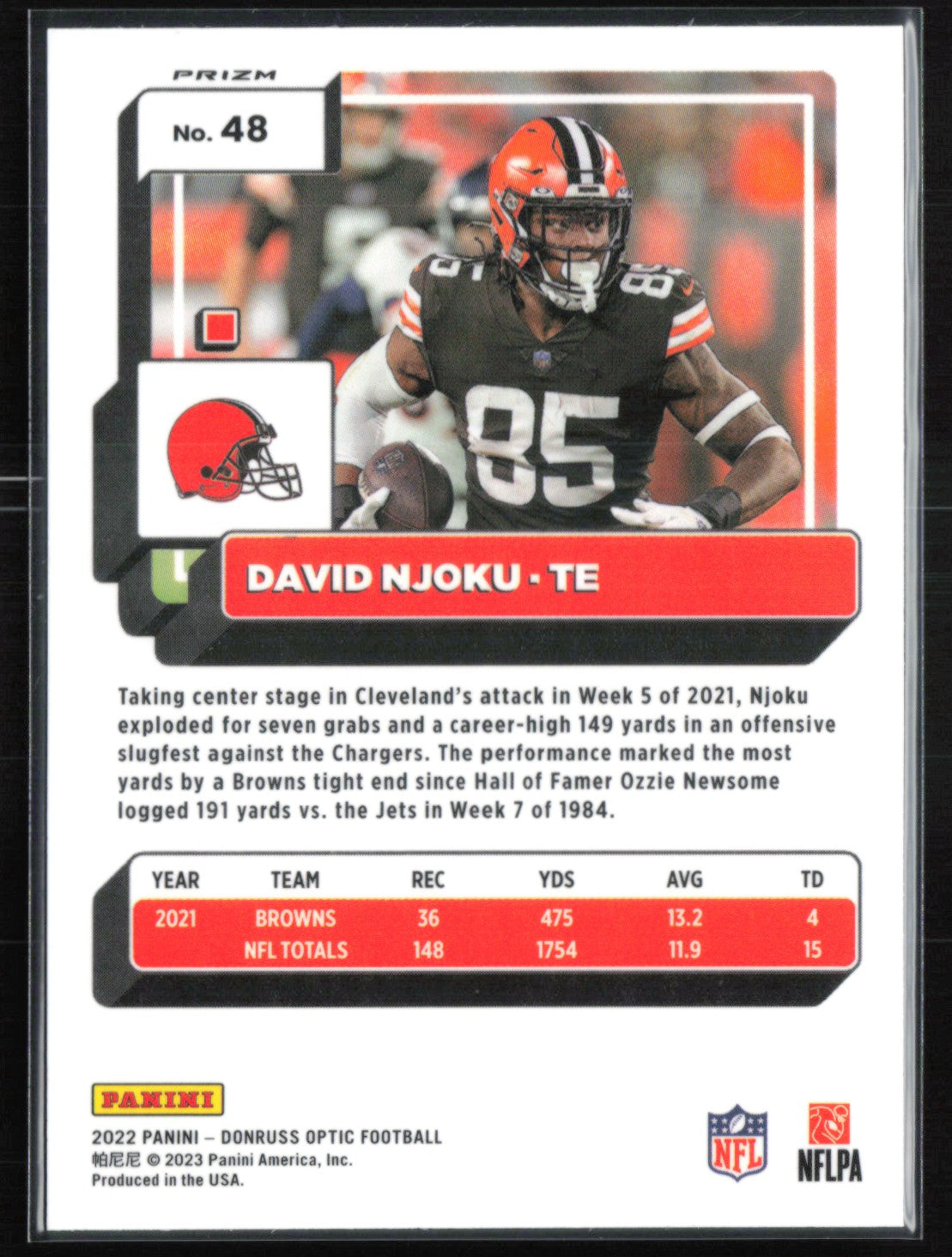David Njoku Blue Stars