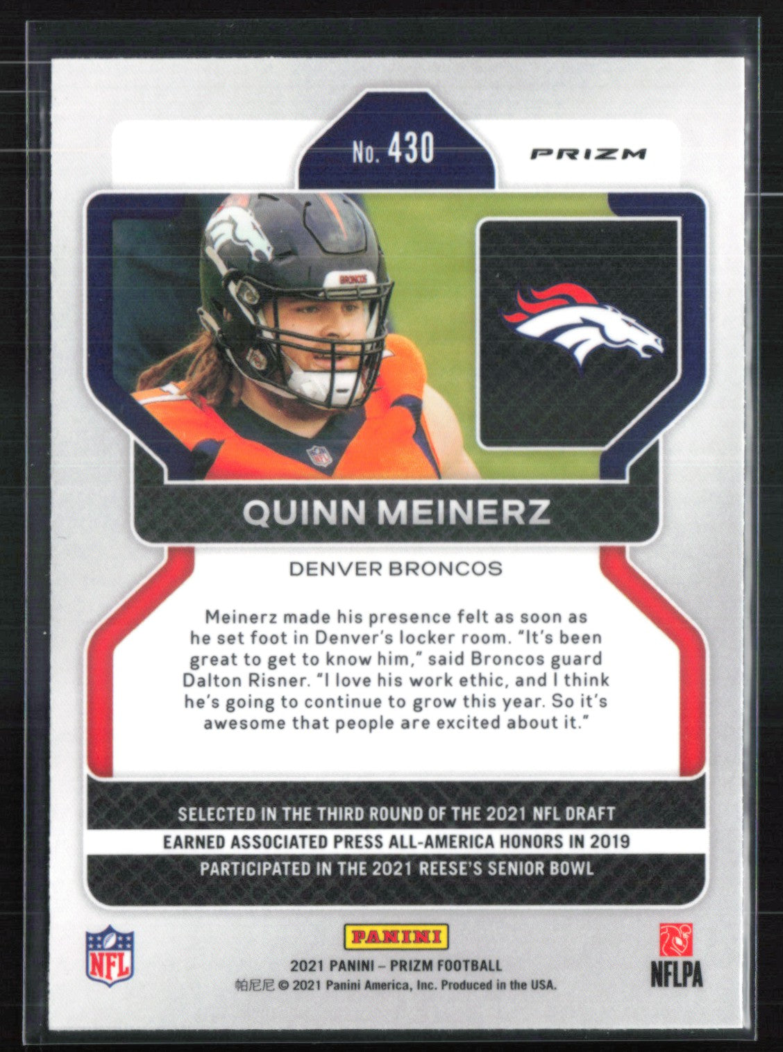 Quinn Meinerz RC Green Prizm