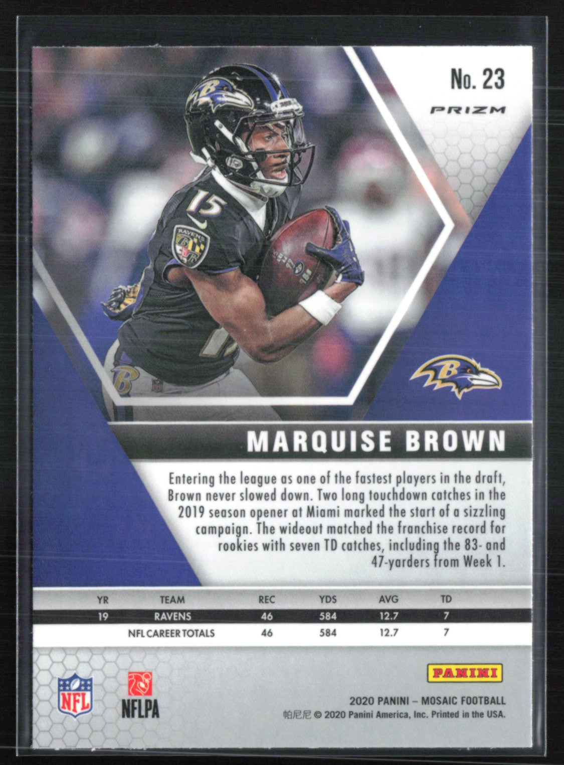 Marquise Brown Pink Camo