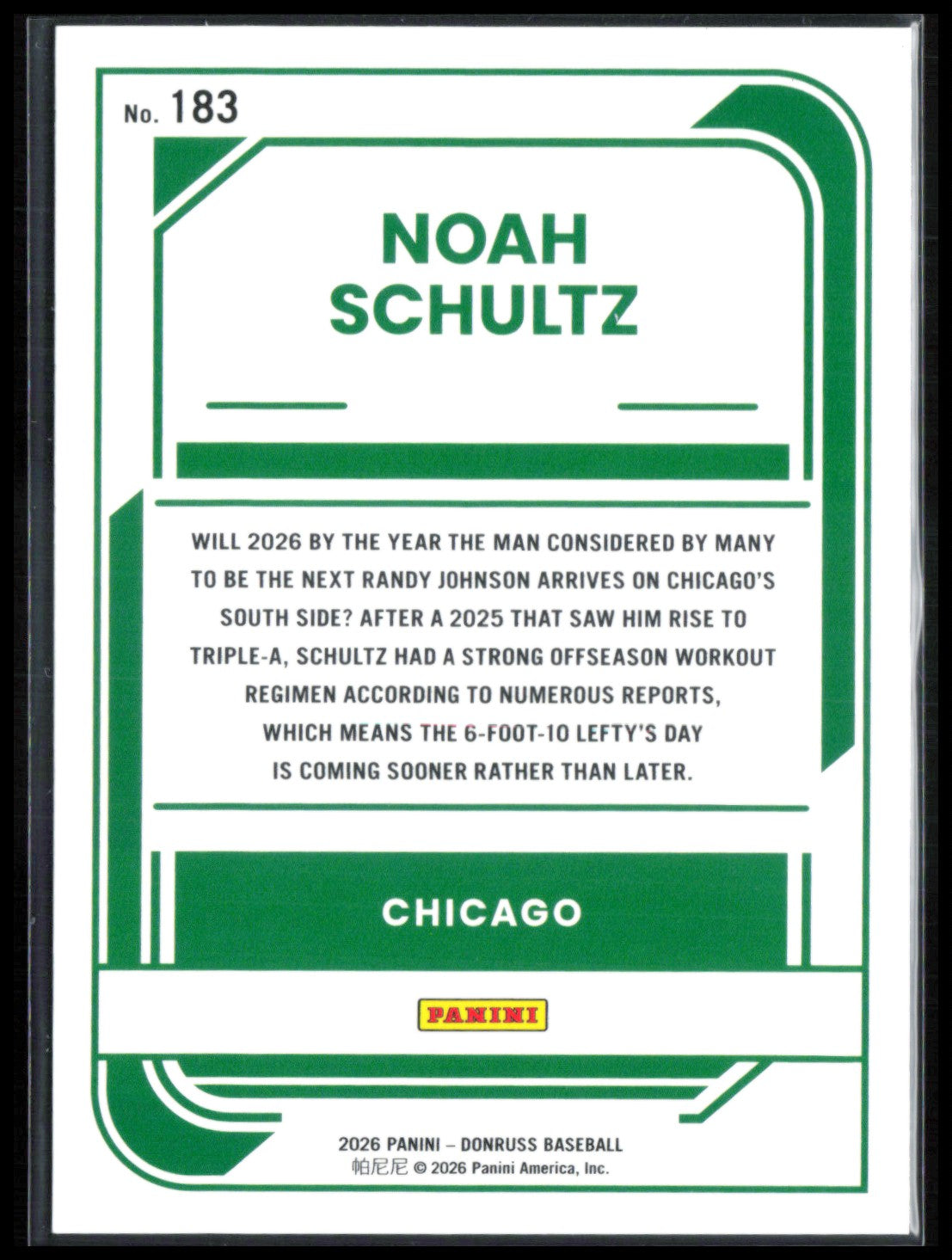 Noah Schultz Rated Prospect Red Blue