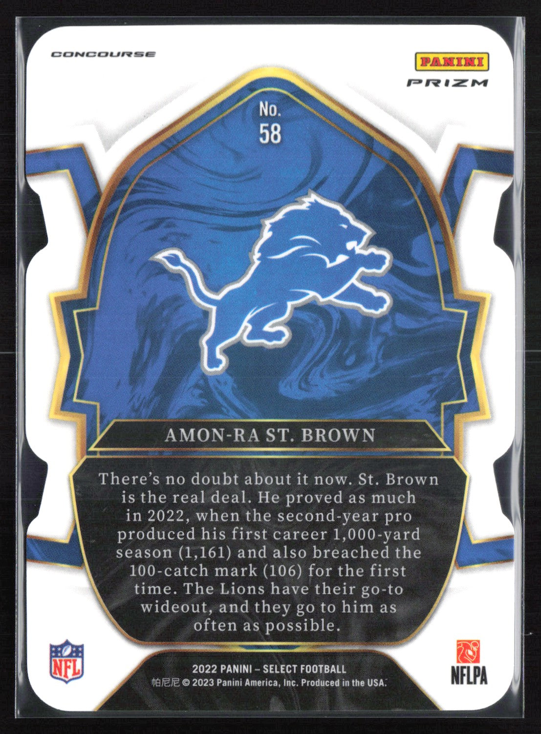 Amon-Ra St. Brown Black Green Die-Cut