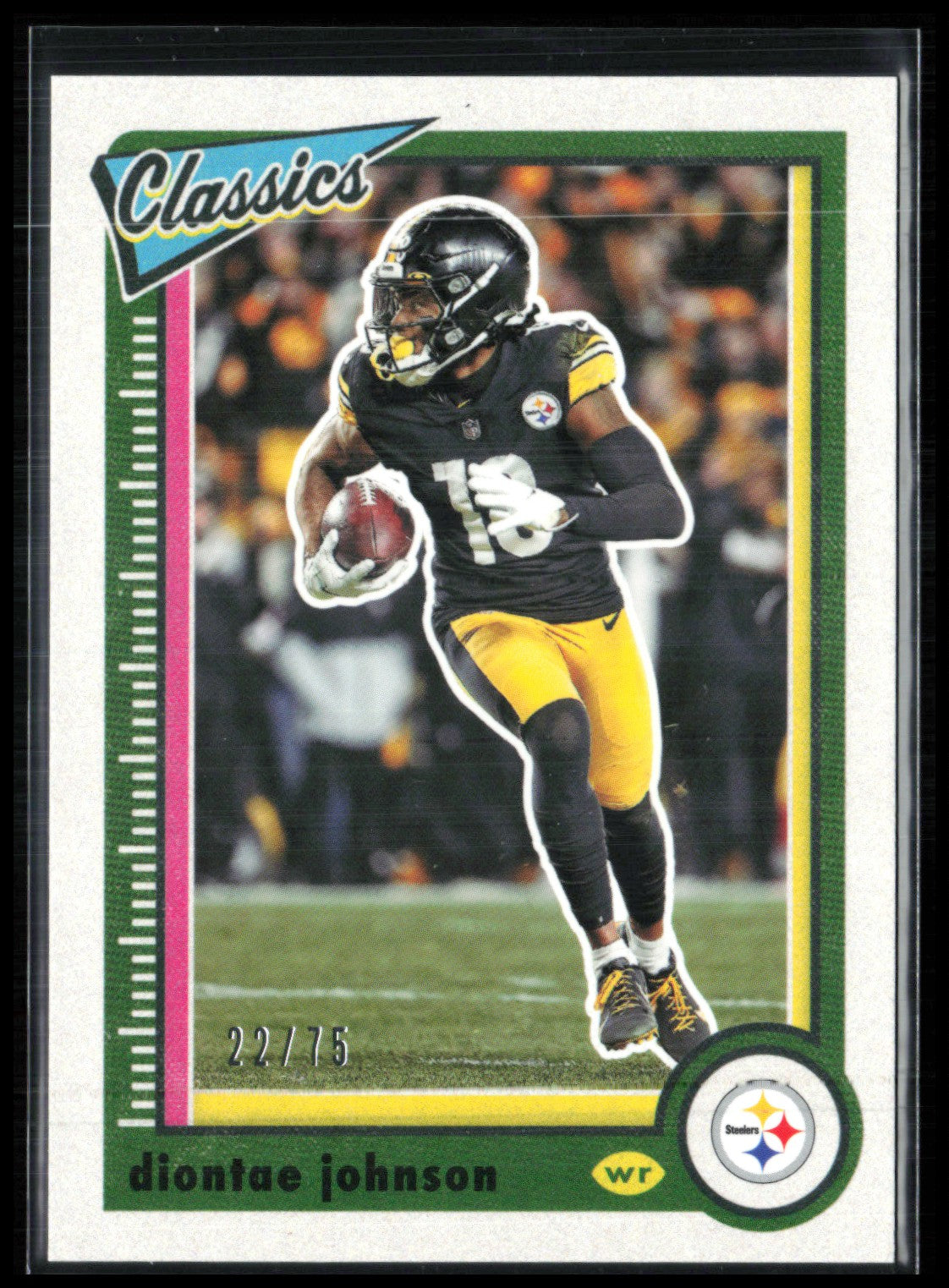 2022 Panini Classics 83 Diontae Johnson /75 22/75 – Dollar Box