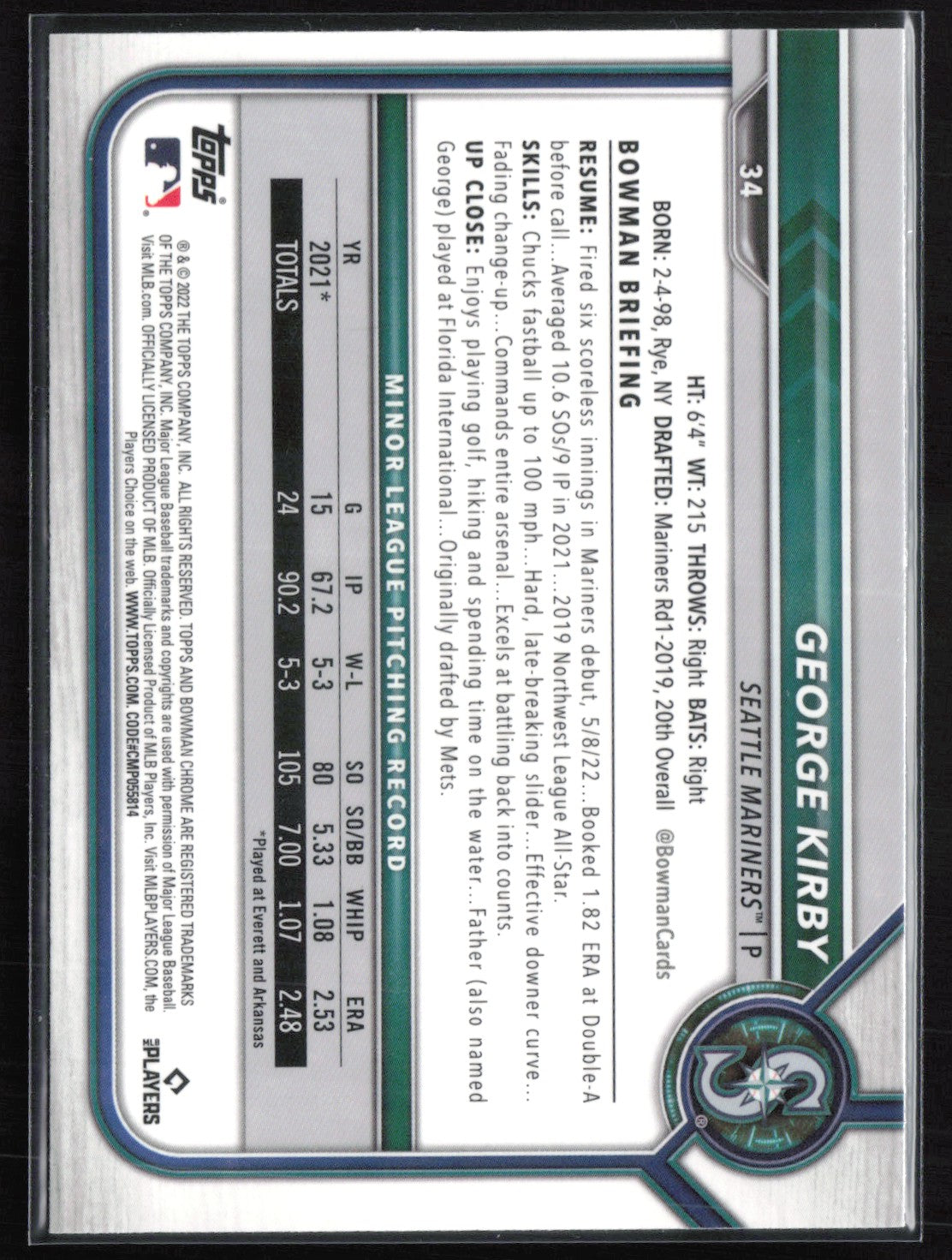 George Kirby RC