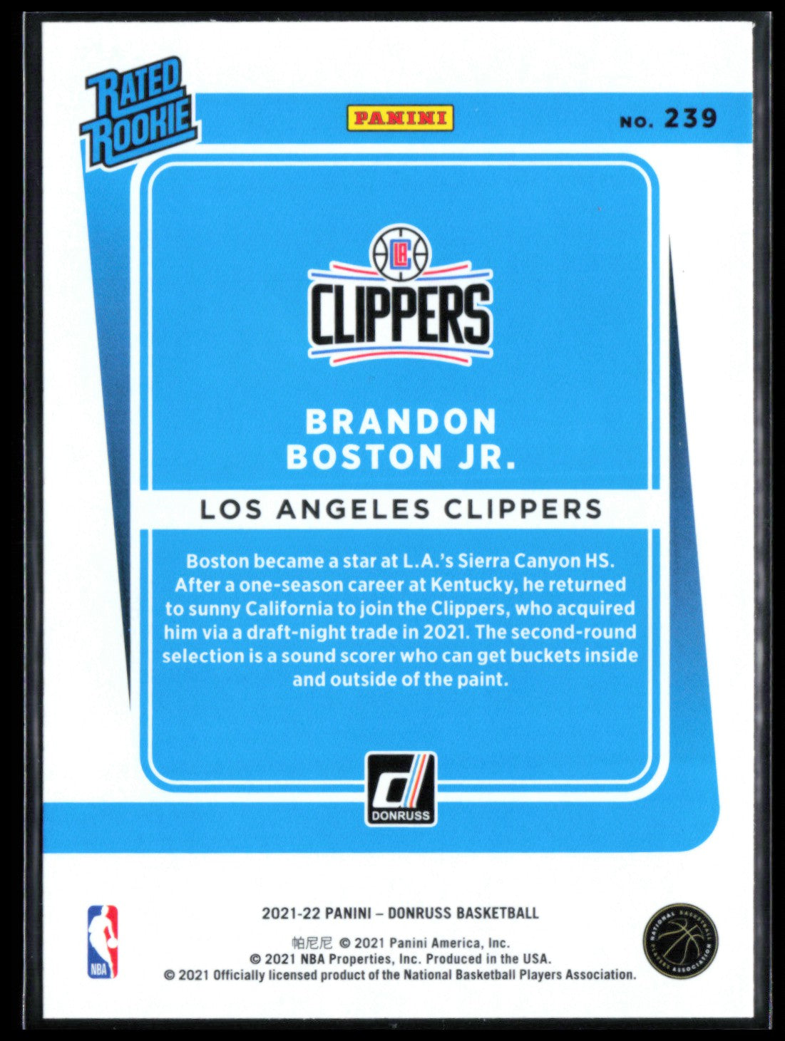 Brandon Boston Jr. RC Orange Laser