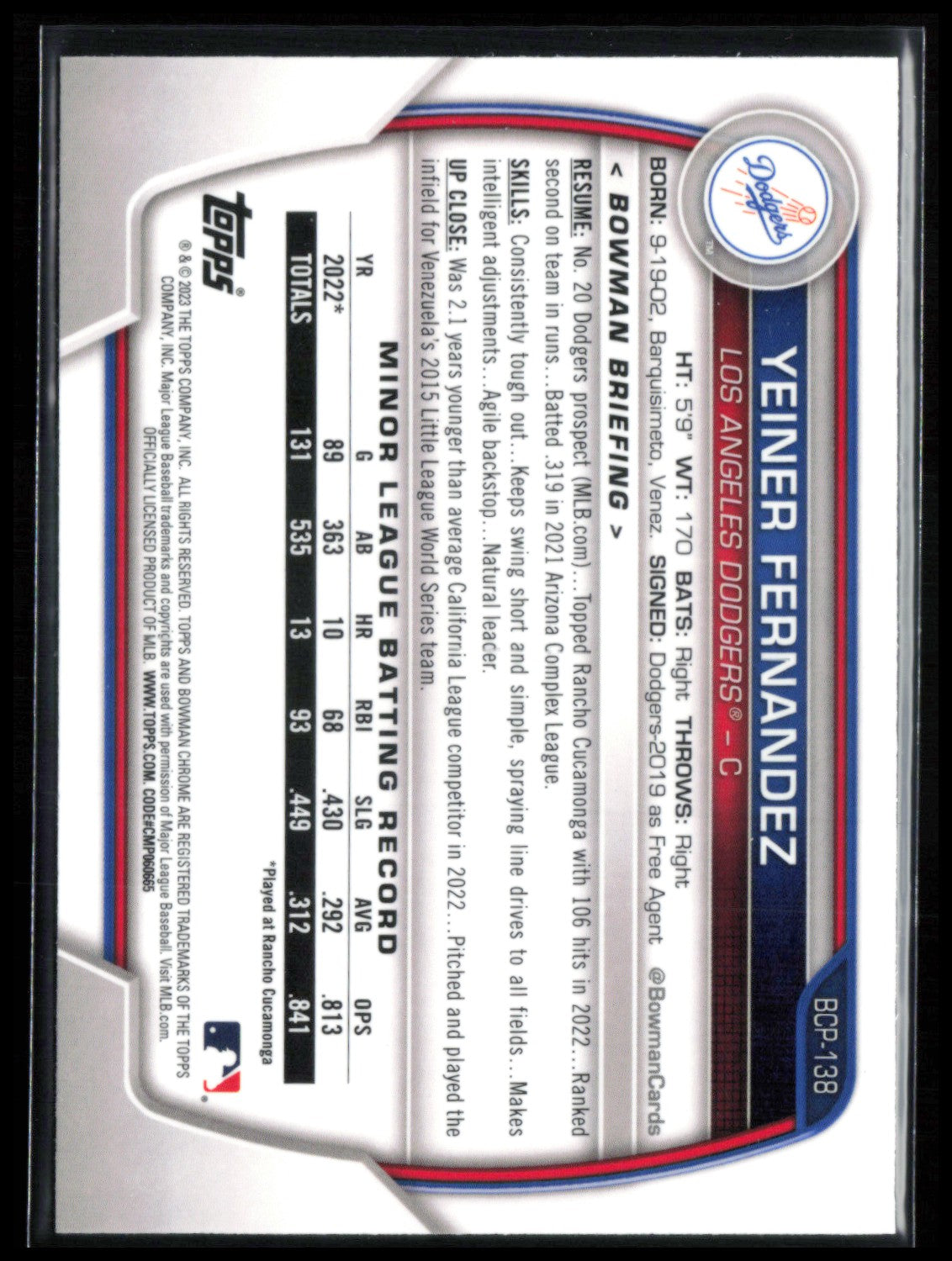 Yeiner Fernandez 1st Bowman