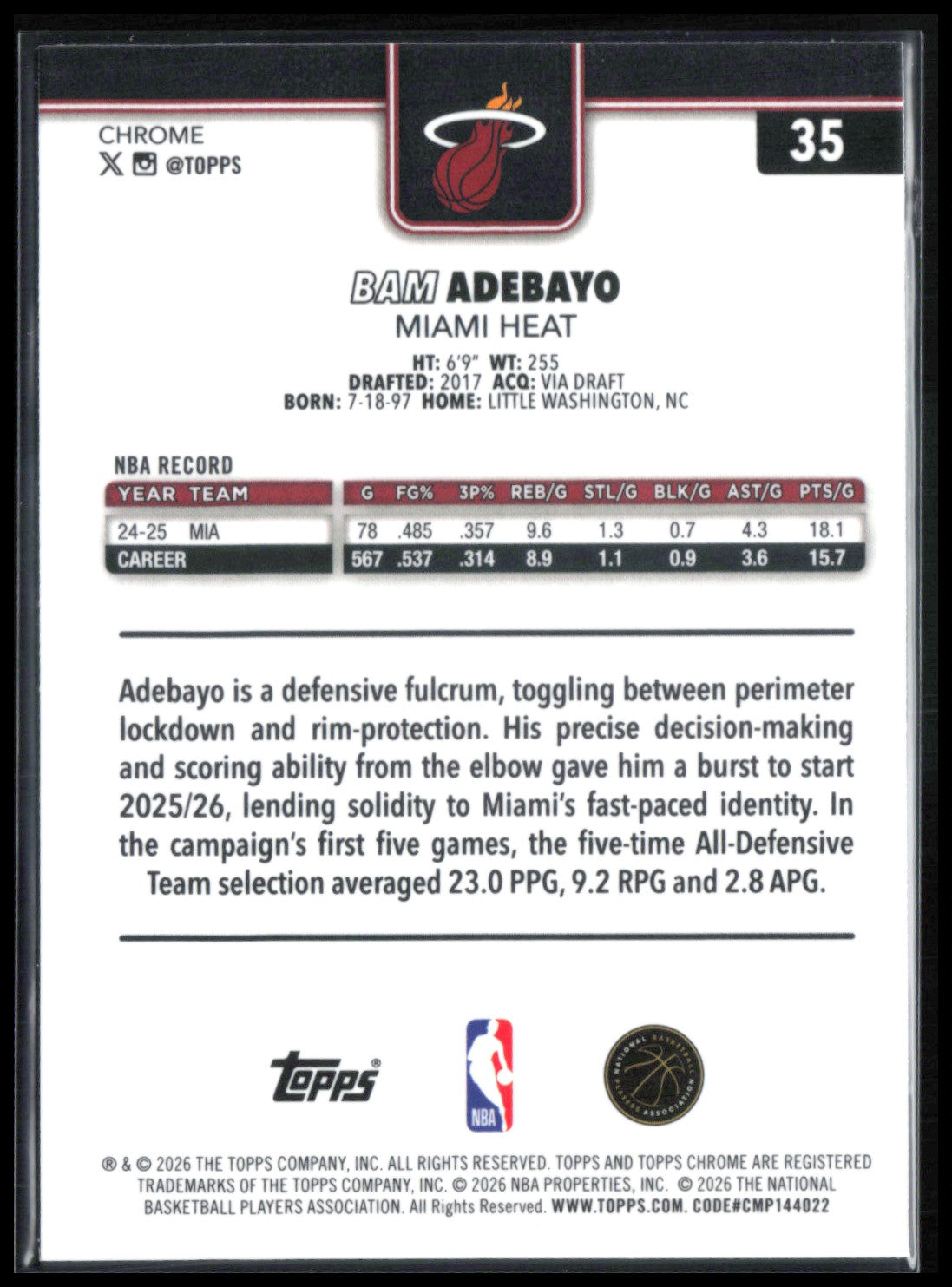 Bam Adebayo Raywave