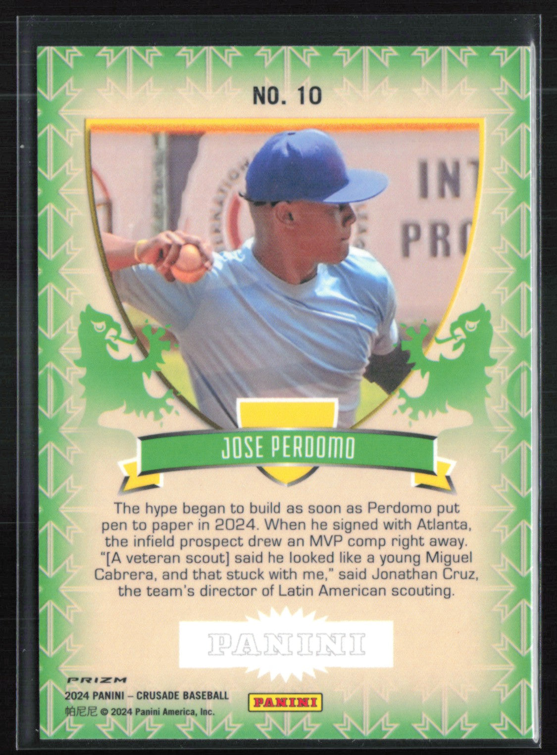Jose Perdomo Blue Yellow