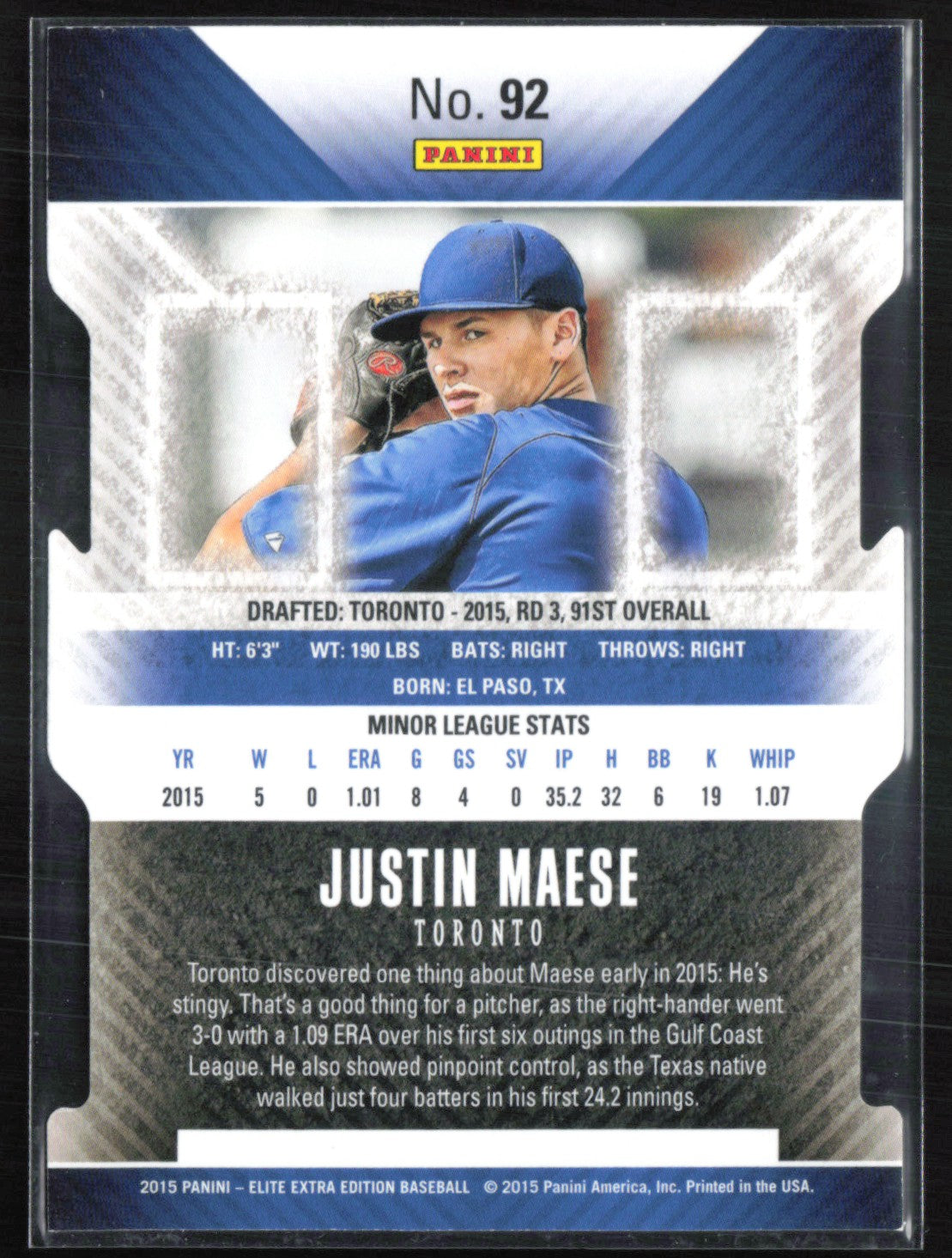 Justin Maese Red /200 Die-Cut