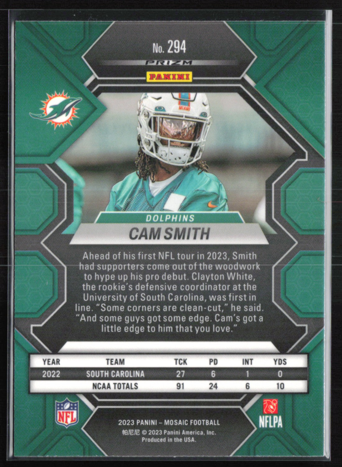 Cam Smith RC Green Mosaic