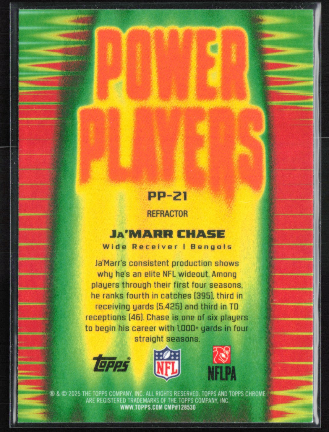 Ja'Marr Chase Power Players Refractor