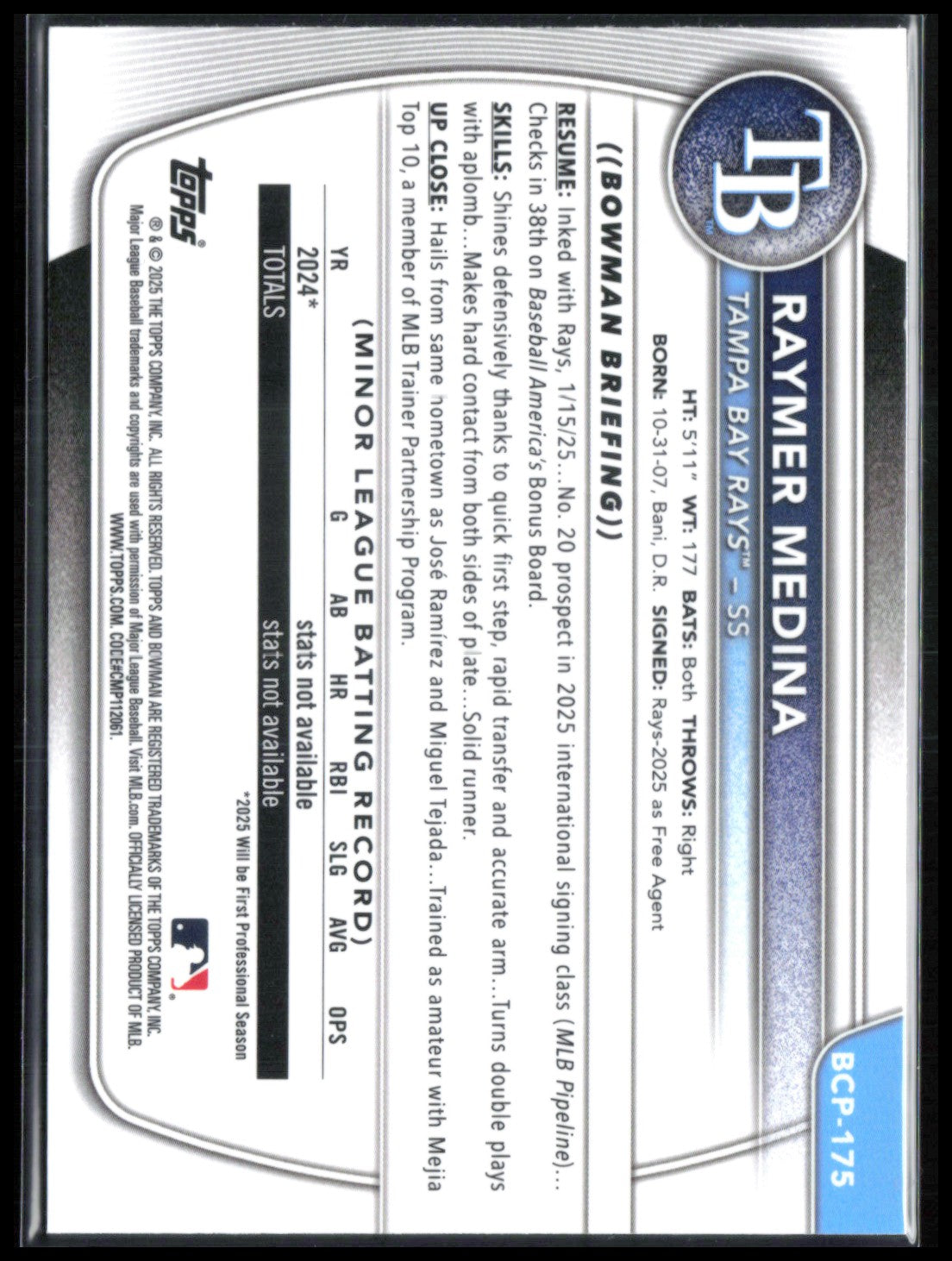 Raymer Medina 1st Bowman Lazer