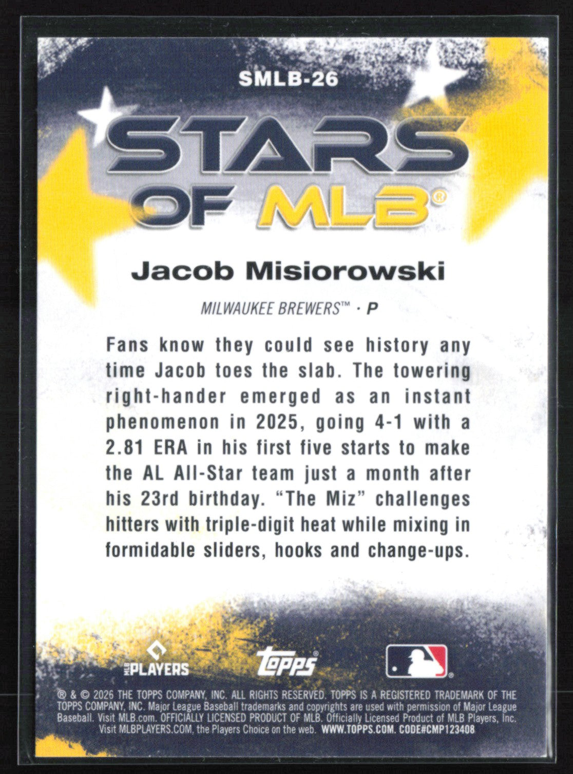 Jacob Misiorowski RC