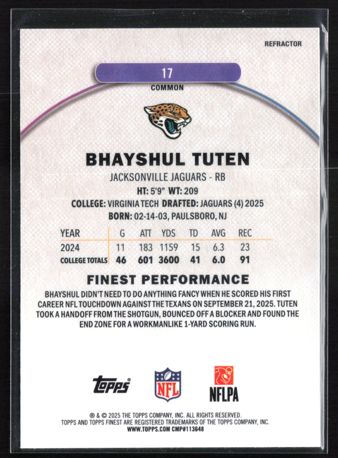 Bhayshul Tuten RC Refractor