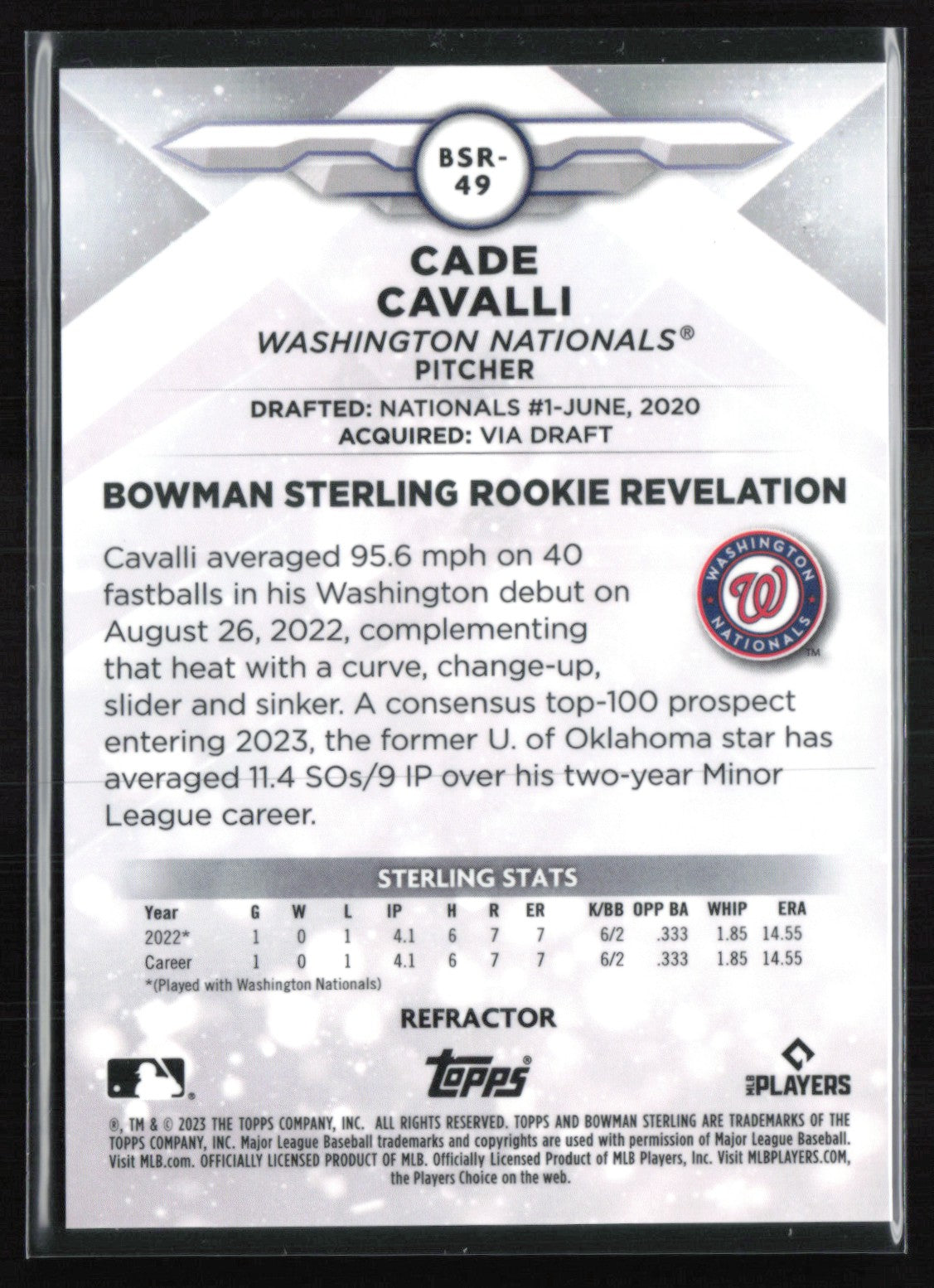 Cade Cavalli Refractor /199