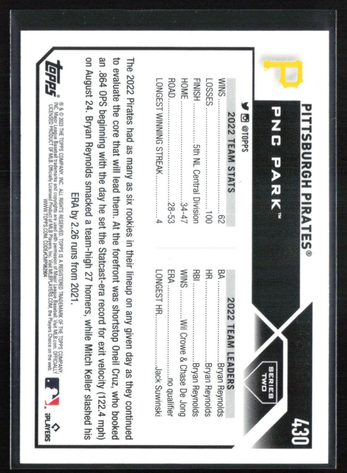 Pittsburgh Pirates Green /499