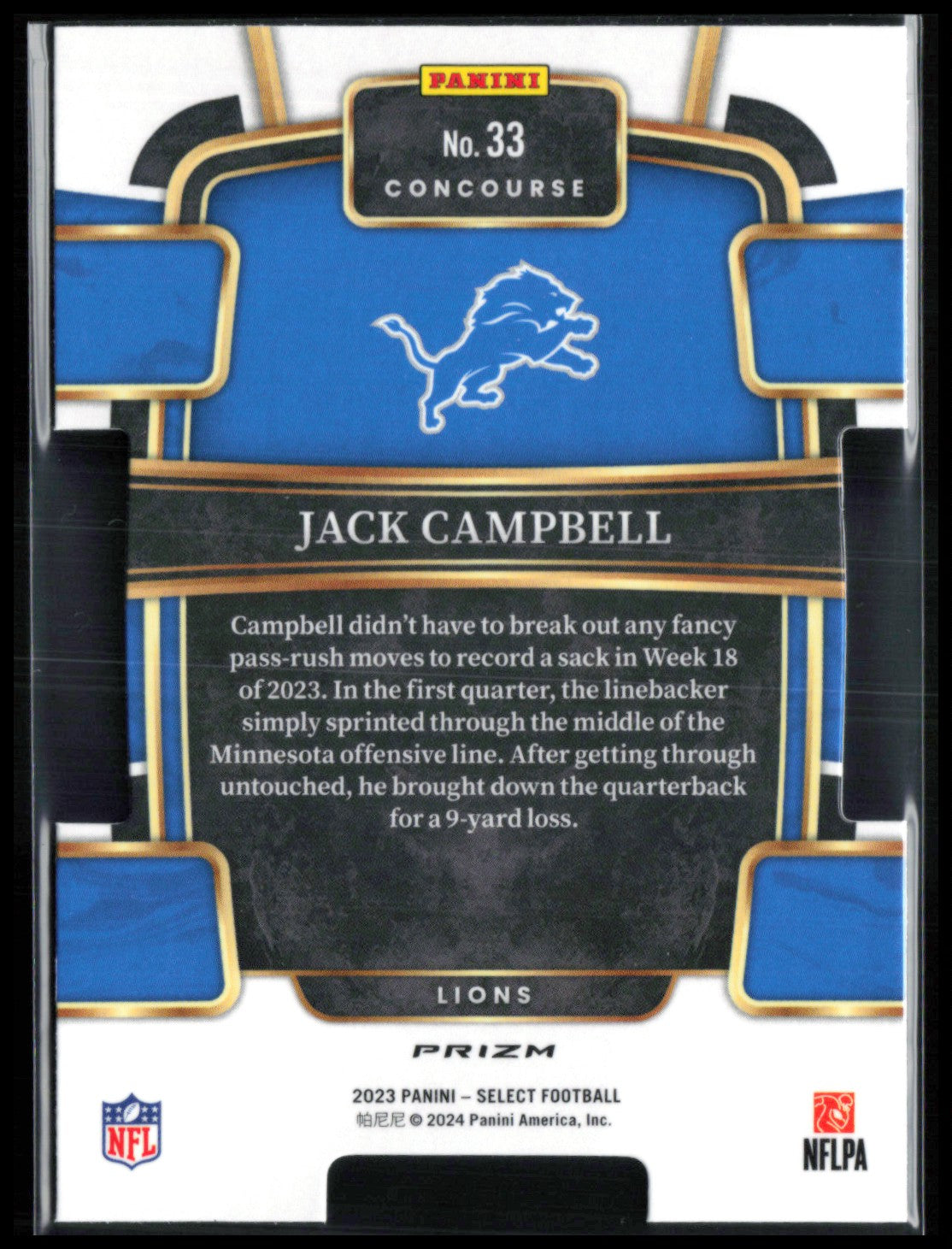 Jack Campbell RC Black Red Die-Cut