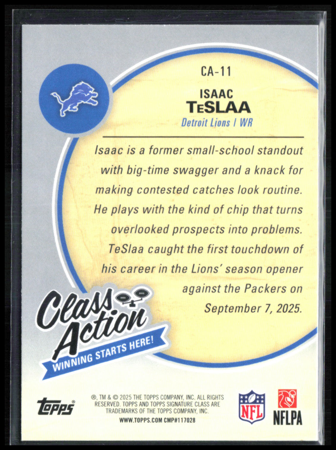 Isaac TeSlaa RC Class Action