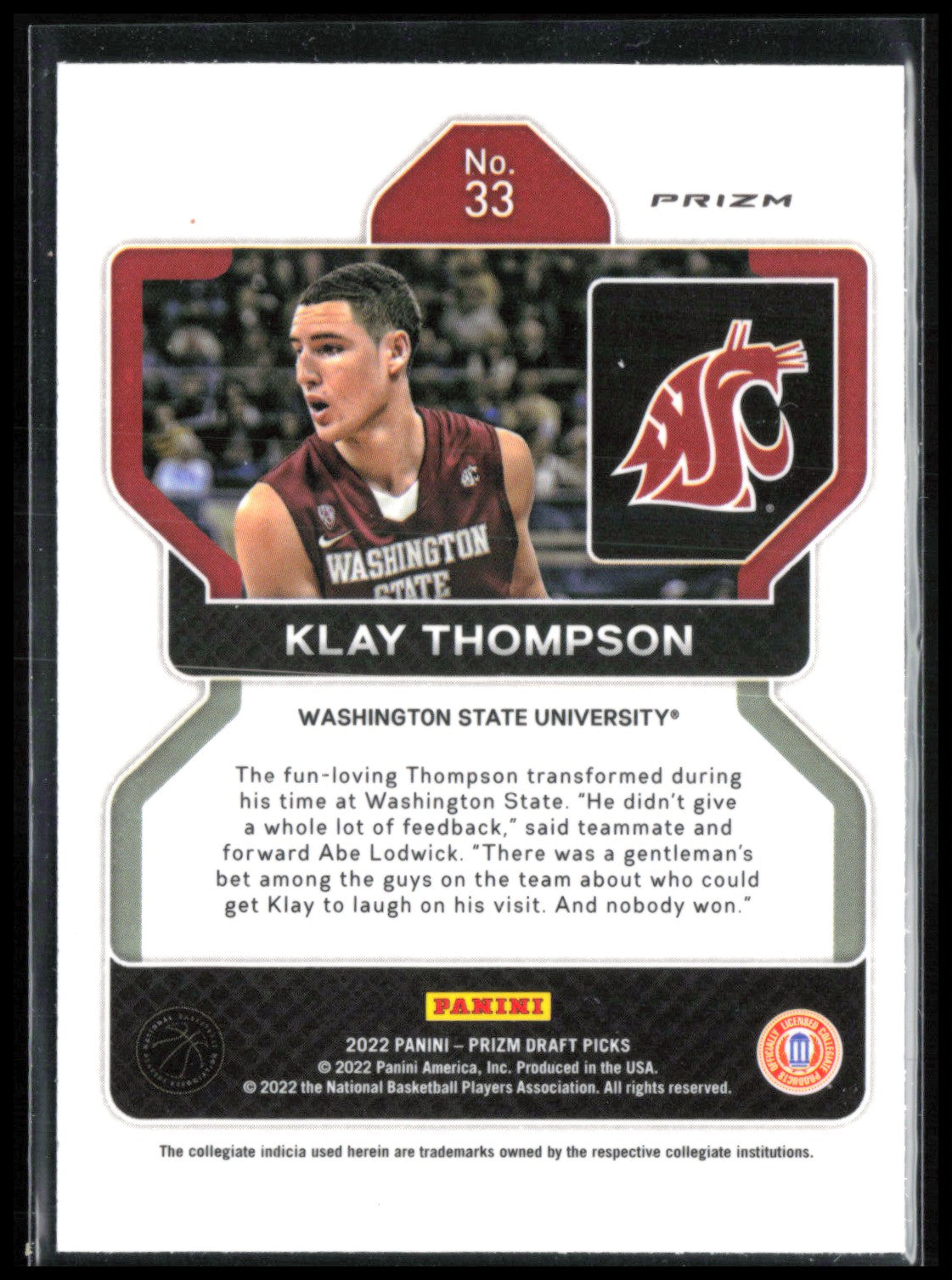 Klay Thompson Green Prizm