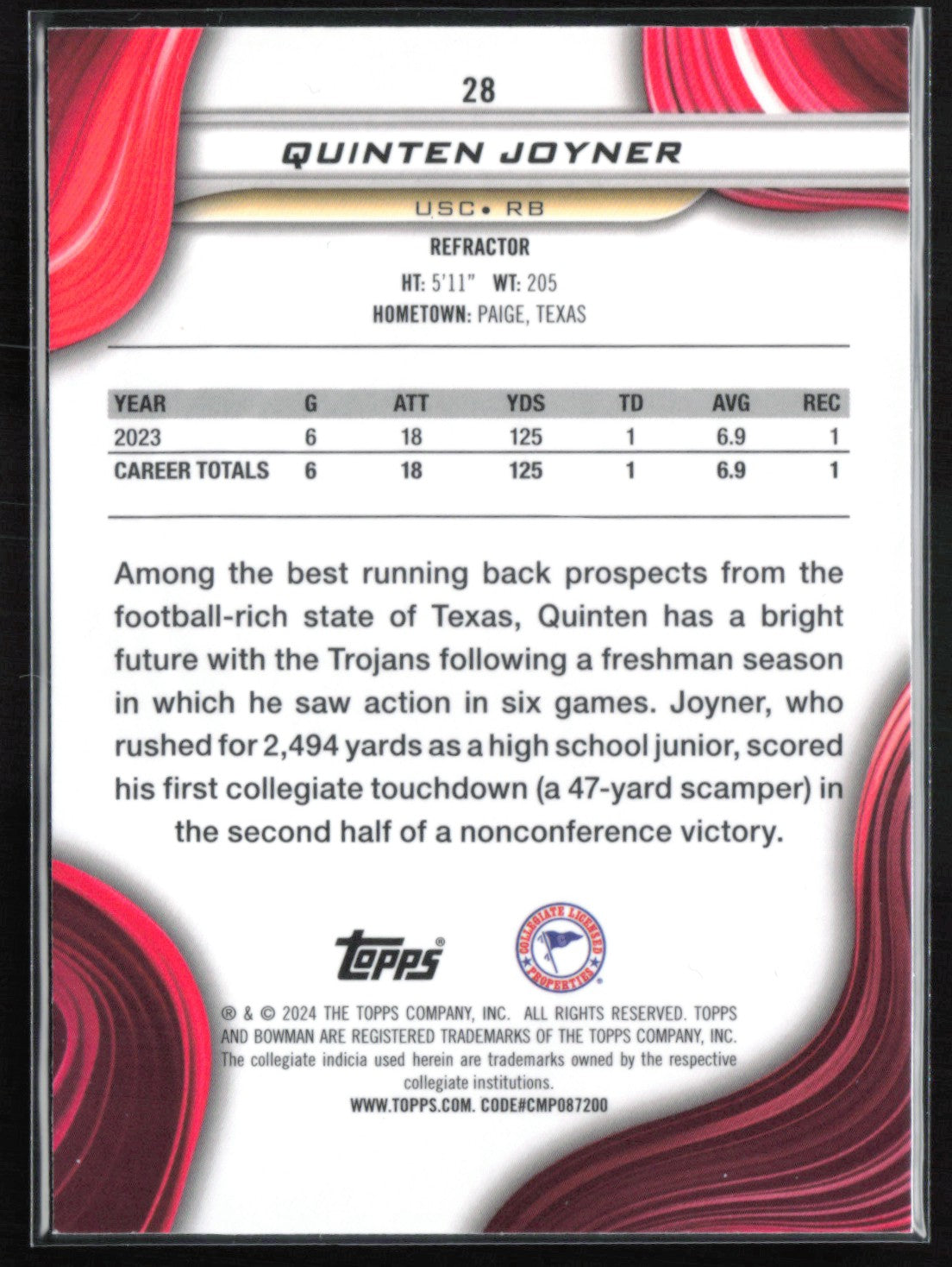 Quinten Joyner Refractor
