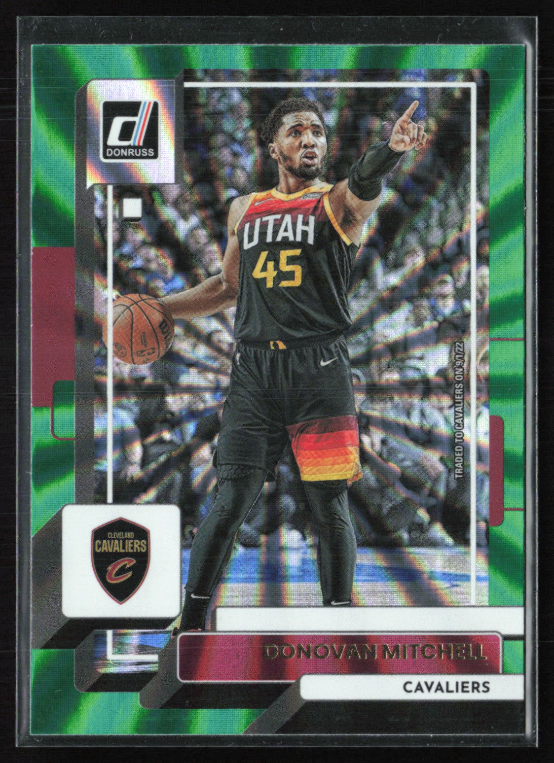 Donovan Mitchell Green Laser