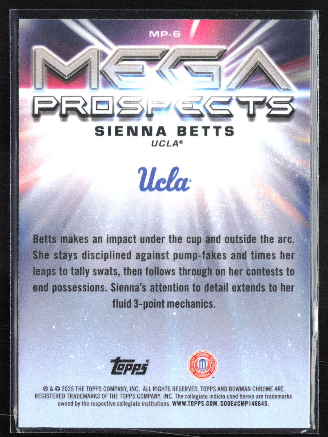 Sienna Betts Mega Prospects Mojo