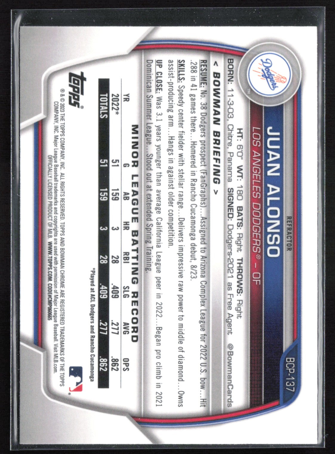 Juan Alonso 1st Bowman Lunar Green