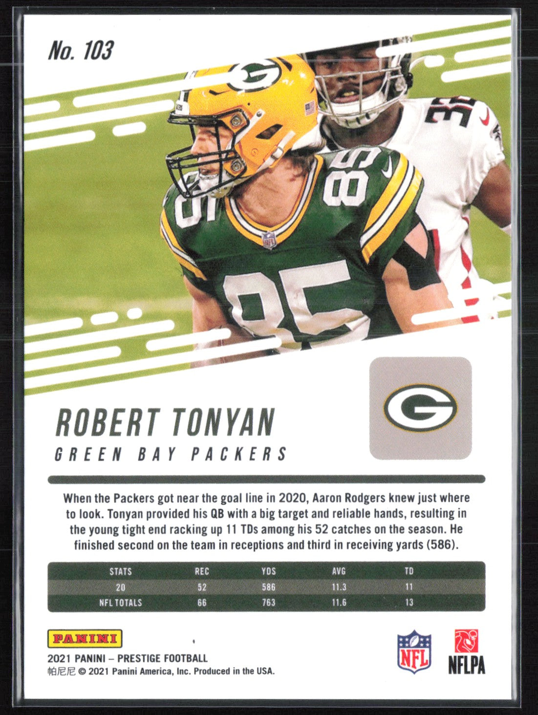 Robert Tonyan Purple /149