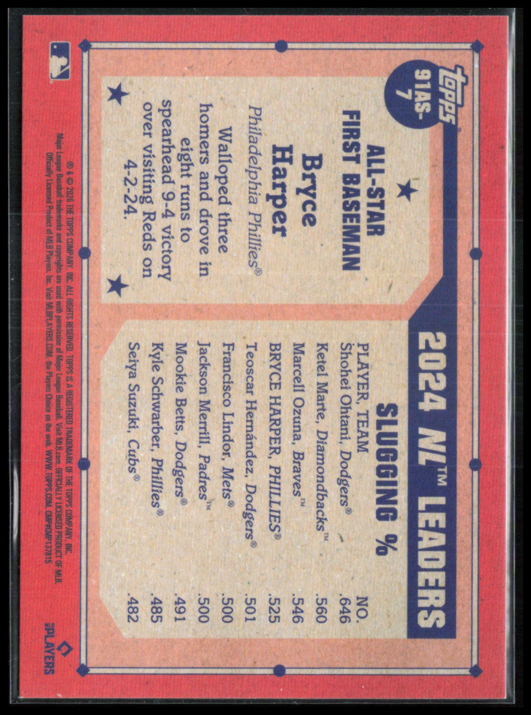 Bryce Harper Crackle Foil