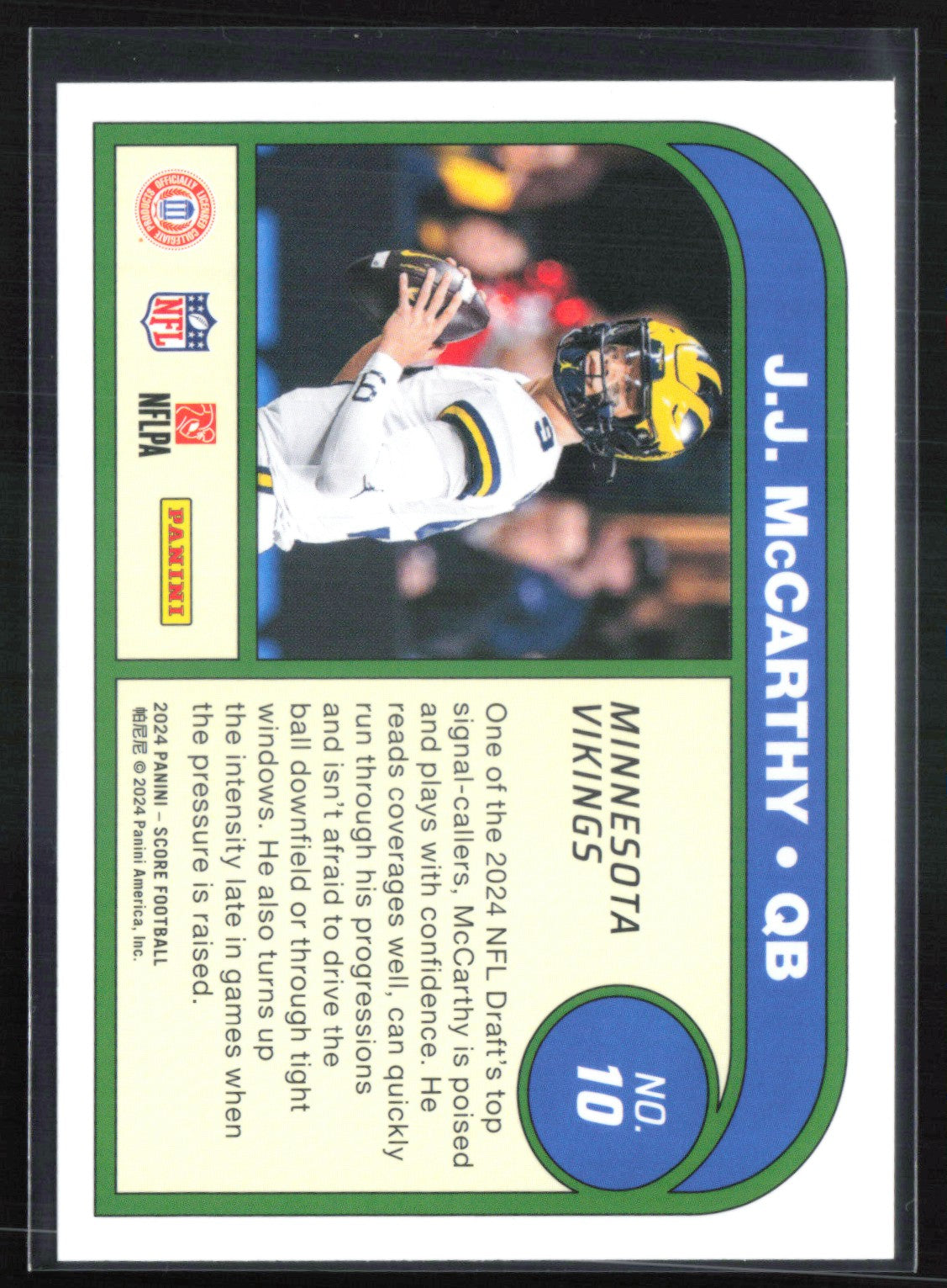 J.J. McCarthy RC Protential