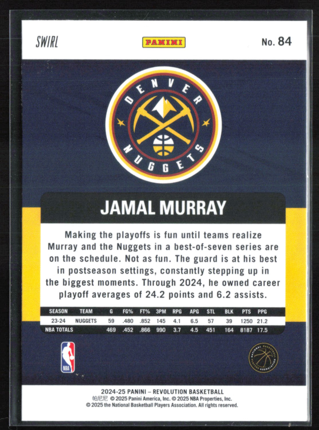 Jamal Murray Swirl Parallel
