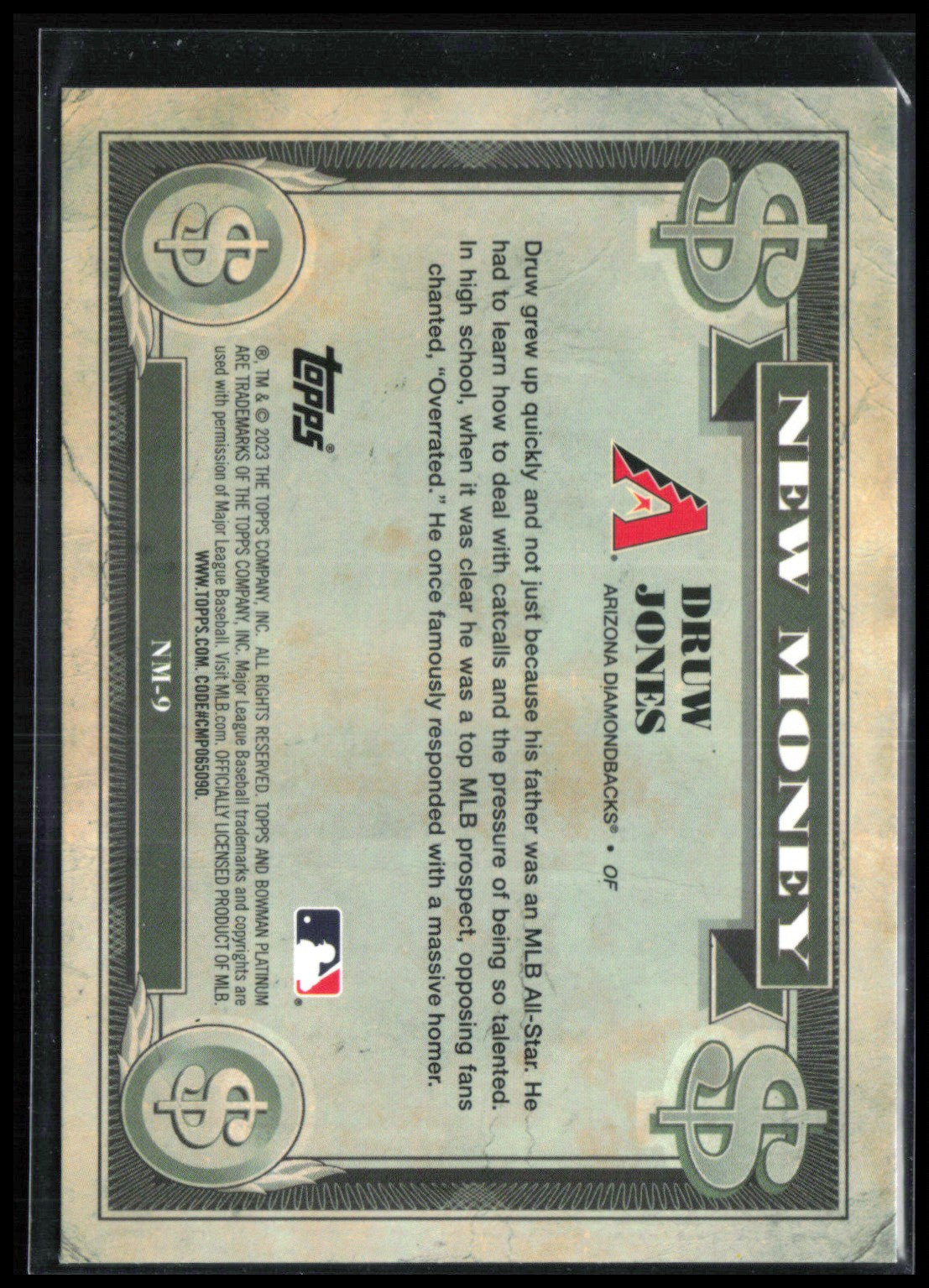 Druw Jones New Money Prospect
