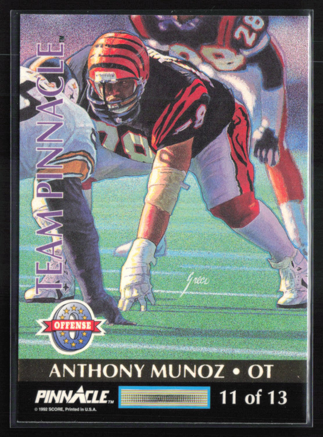 Anthony Munoz/Reggie White 1992 Pinnacle Team