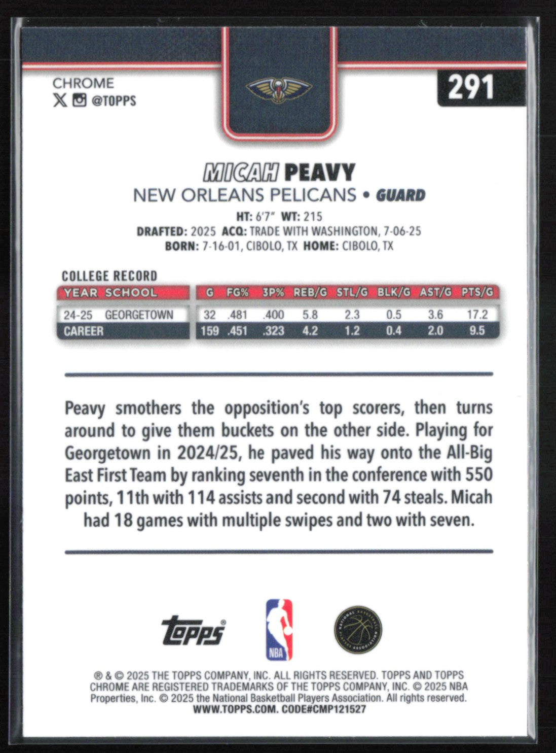 Micah Peavy RC
